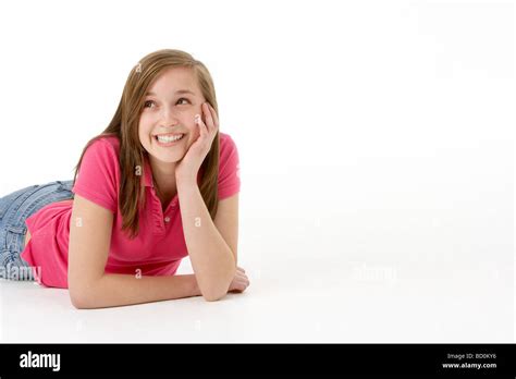 Teenage Girl Laying On Stomach Hi Res Stock Photography And Images Alamy