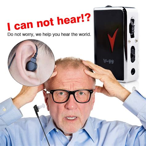 Portable Elderly Deaf People Pocket Hearing Aid High Quality Sound