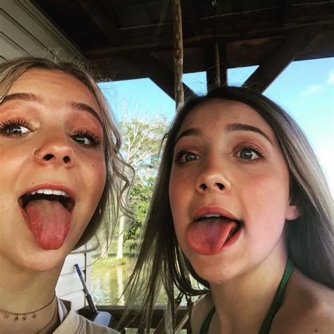 Girl Tongue Cute Braces Tounge Young Models Caron Lesbians Lip