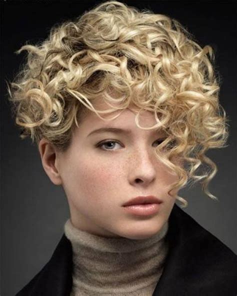 Short Curly Asymmetrical Bob Haircut For Short Hair Hairstyles For Women HAIRSTYLES