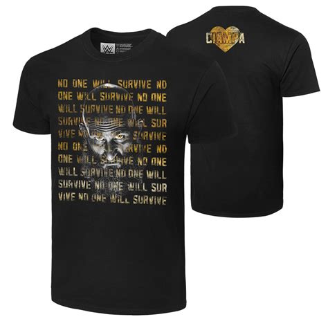 Tommaso Ciampa No One Will Survive Authentic T Shirt Pro Wrestling