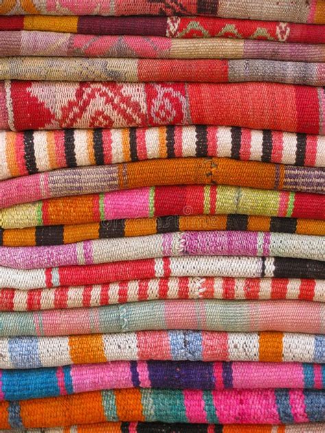 Colorful And Vibrant Fabrics Stock Photo Image Of Textile Vivid