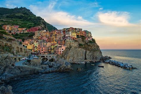 Riomaggiore First Village Of The Five Of The Cinque Terre Italy