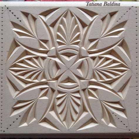 Chip Carving Pattern By Tatiana Baldina Tatbalcarvings Dremel Carving