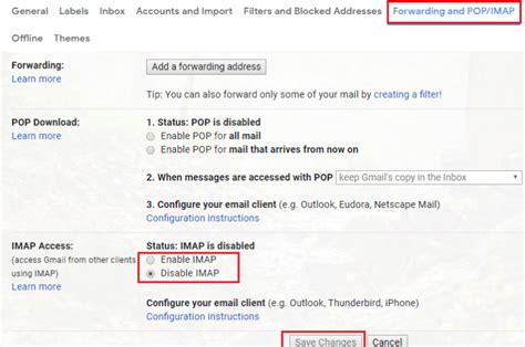 Imap Email Settings For Gmail Innovationkop