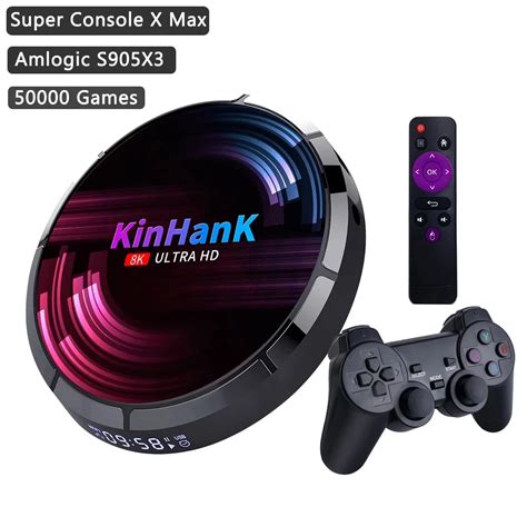 Kinhank Super Console X Max Retro V Deo Game Console S X Android