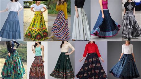 Beautiful Skirt Design 2022 Skirt With Tops Design 2022 Long Skirt