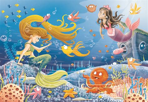 Mermaid Tales 60 Pieces Boardgamesca