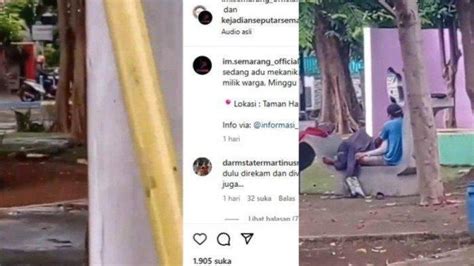 Viral Pasangan Muda Mudi Kepergok Berbuat Mesum Di Tempat Umum Di