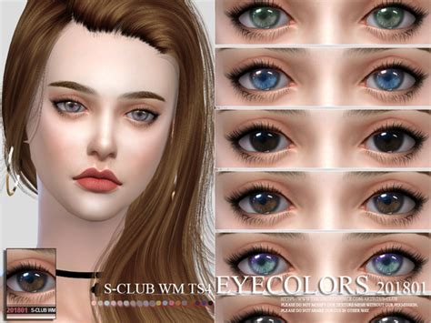 S Club Wm Ts4 Eyebrows 201801 Sims 4 Sims 4 Cc Eyes Sims Images And