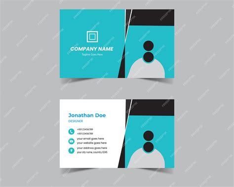 Premium Vector Corporate Visiting Card Modern Professional Business