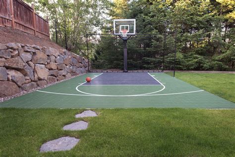 Small Backyard Basketball Court Ideas Home Design Ideas