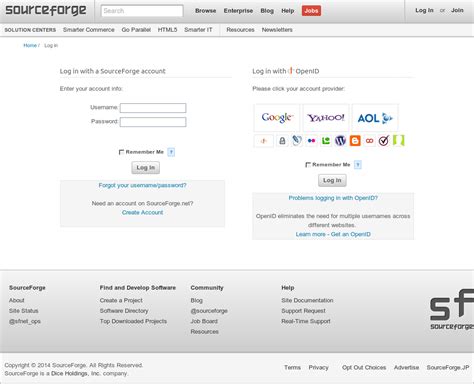 Sourceforge Phases Out Openid Logins