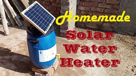 Solar Water Heater Homemade How To Make Solar Water Heater At Home