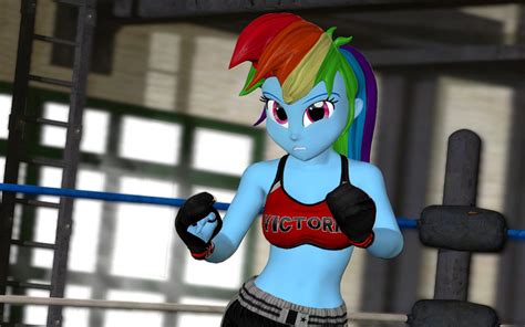 904206 3d Artistasmodeusthesexlord Boxing Boxing Ring Breasts Busty Rainbow Dash