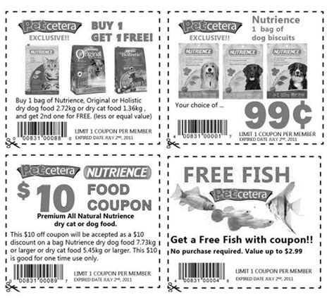 You can use these coupons on any canidae dry dog food brands including: Petcetera Canada: July 2nd Coupons Free Fish, Savings On ...