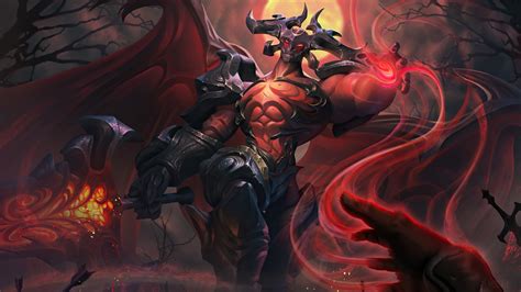 Aatrox League Of Legends Lolvideo Game 4k Hd Wallpaper