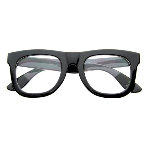 Thick Rimmed Frame Plastic Nerd Geek Horn Rimmed Uv400 Glasses
