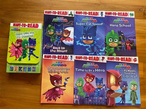 Pj Masks 6 Book Set Level 1 Hobbies And Toys Books And Magazines