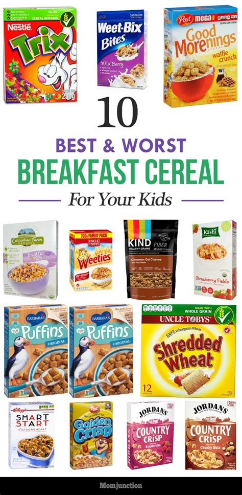 10 Best And Worst Breakfast Cereals For Kids