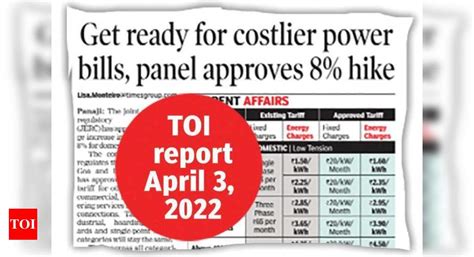 Jerc Recommended Power Tariff Hike Only If Cm Consents Says Dhavalikar