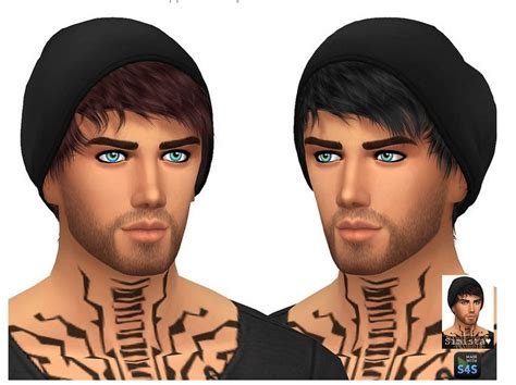 Simista Stealthic S Psycho Hair Retextured Sims 4 Hairs Sims 4