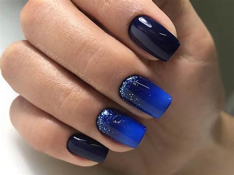 Some nail disorders indicate diseases nails can take on a blue appearance for lots of reasons. Blue Ombre Nails and Color of the Year for 2020 - Fashion 2D