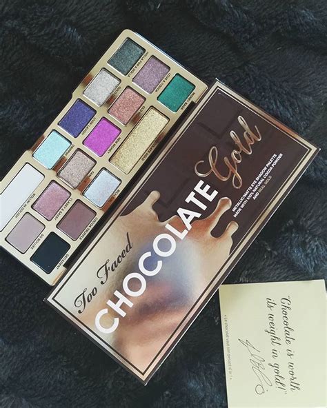 Too Faced Chocolate Gold Bar Palette Chocolate Gold Beauty Goals