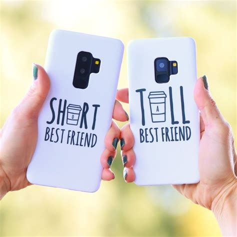 Short Tall Bff Cases Bff Telefoonhoesjes Vriendinnen