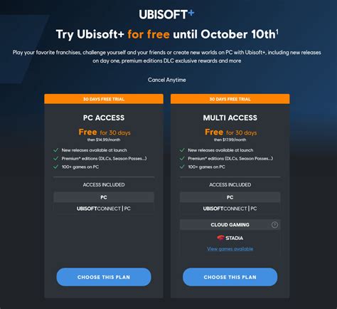 Free Ubisoft Plus Trial Get Access To More Than 100 Games For A Month