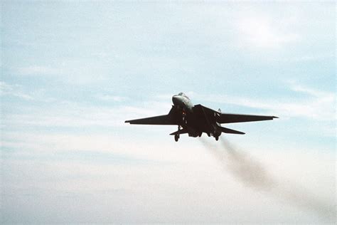 An F 14a Tomcat Aircraft Of Reserve Fighter Squadron 101 Vf 101 Makes