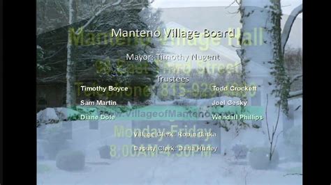 Manteno Village Board Meeting October 5 2020 Youtube