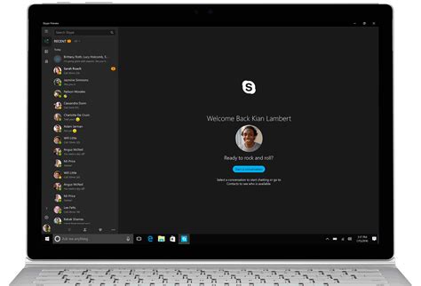 our first look at skype preview microsoft s revamped bot integrated universal app computer