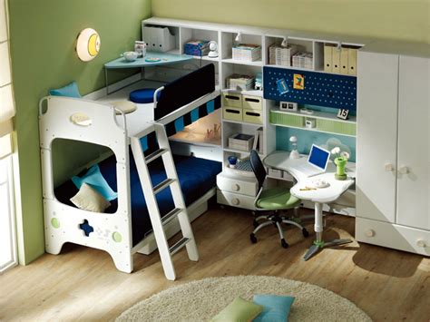 Twin bunk beds for girls. Bunk Bed Like Game Boy with Corner Study Desk - Interior Design Ideas