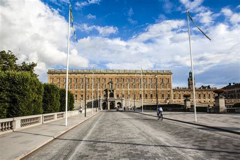 Royal Palace Kungliga Slottet In Gamla Stan Stockholm Sweden Stock