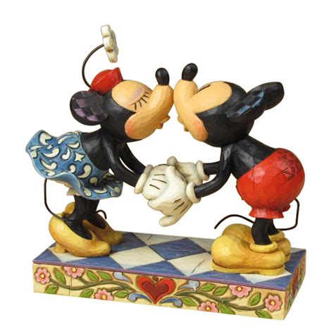 Disney Traditions By Jim Shore Figurine Mickey Kissing Minnie