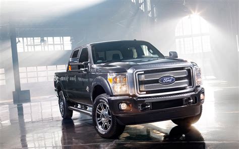 2013 Ford F Series Super Duty Platinum Fords Most Luxurious Truck Ever