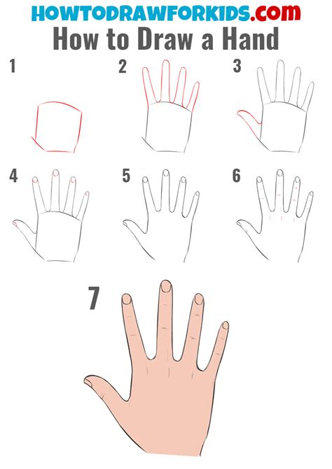 How To Draw A Hand