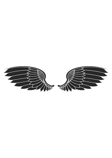 Angel Wings Svg File For Cricut Instant Download Svg Png Dxf Eps