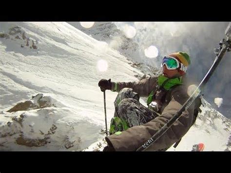 Witness World Record Holding Extreme Skier Jamie Pierre Cliff Huck From An Unbelievable