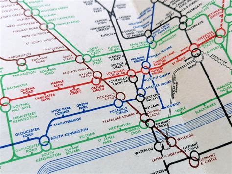 1938 London Underground Pocket Map No1 Hc Beck Iconic Antiques