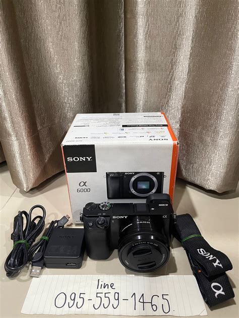 Sony A6000 24.3MP Hybrid Wi-Fi NFC สีเงิน Body Silver กล้อง E-mount