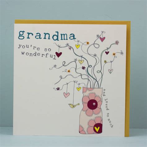 Birthday Card For Grandmanannannananny By Molly Mae