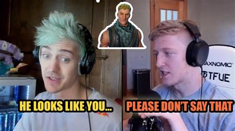 Ninja Tells Faze Tfue He Looks Like The Default Skin In Fortnite Youtube