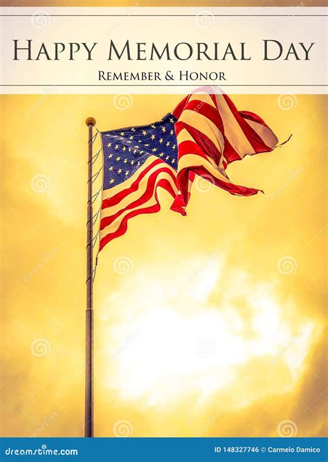 Happy Memorial Day Stock Photo Image Of Remember American 148327746