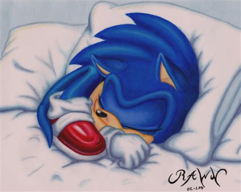 Sonic Resting Easy By Guardianmobius On Deviantart