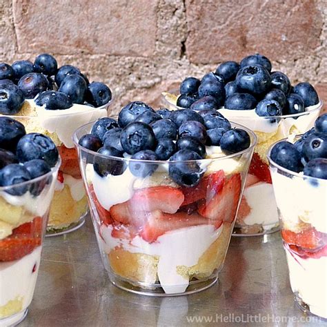 Mixed Berry Mini Trifles Recipe Hello Little Home