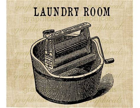 Vintage Laundry Room Sign Instant Digital Download By Graphicals