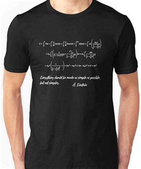 Einstein Theory Of General Relativity Formula Essential T Shirt By