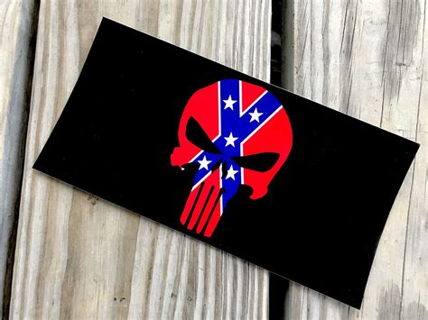Rebel Punisher Skull Sticker Rebel Nation